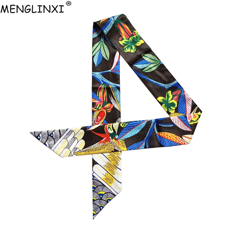 Luxury Lifestyle Store - Luxury Brand Hummingbird Print Skinny Silk