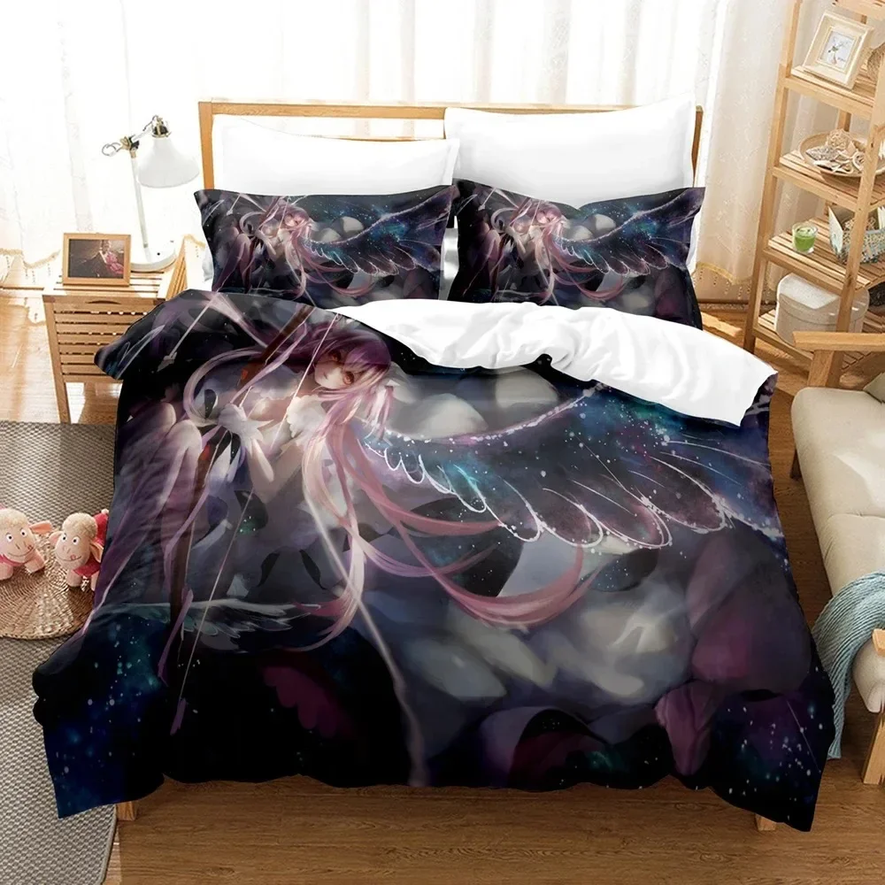 Fashion Top 3D Puella Magi Mad - Linen Duvet Cover ulasan dan harga