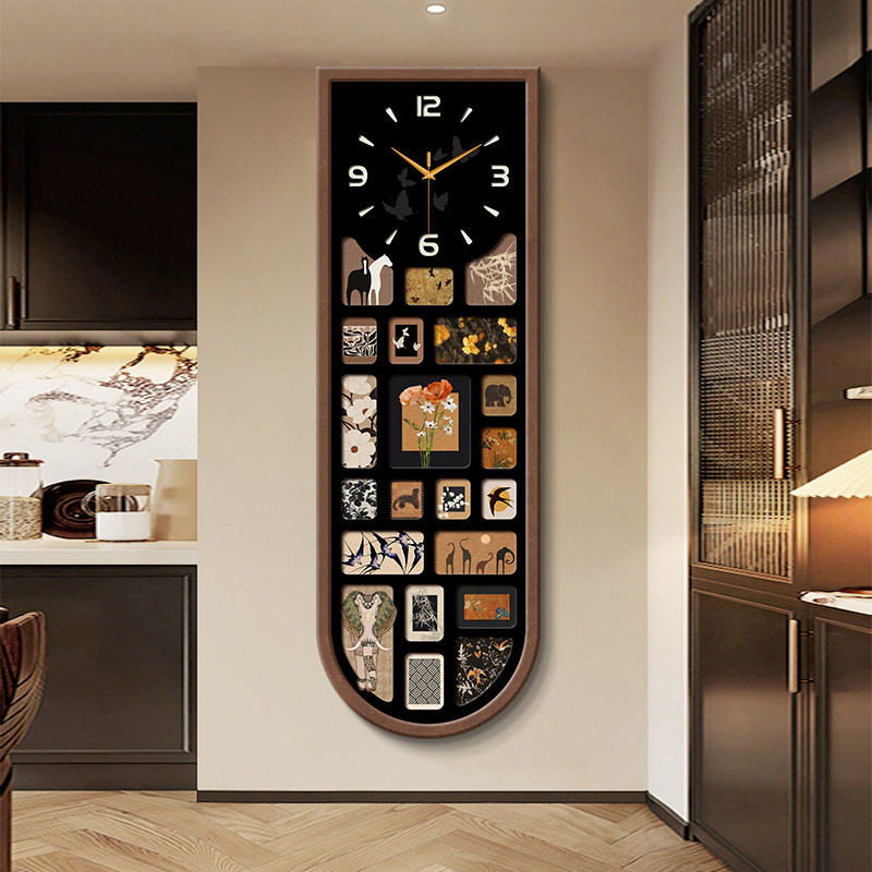 Vertical Security Wall Clock U - Luxury Lifestyle Aesthetics ulasan dan harga
