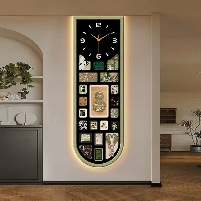 Vertical Security Wall Clock U - Luxury Lifestyle Aesthetics ulasan dan harga