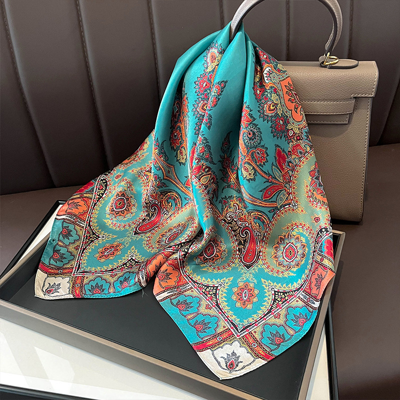 100% Real Silk Square Scarf Wo - Luxury Lifestyle Store ulasan dan harga
