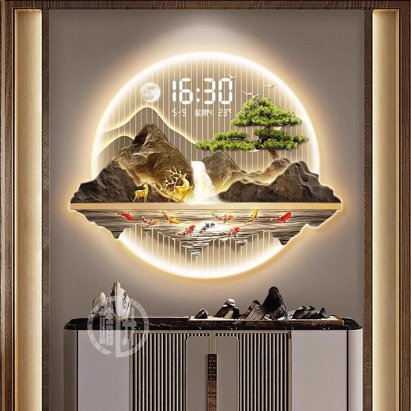 Chinese Style Design Wall Cloc - Luxury Lifestyle Aesthetics ulasan dan harga