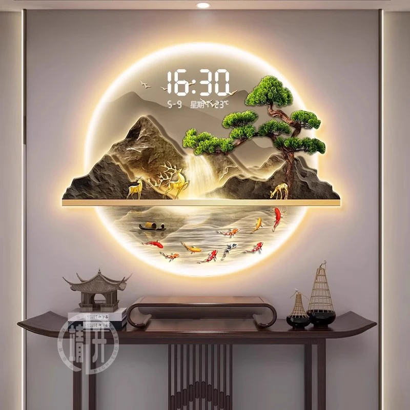 Chinese Style Design Wall Cloc - Luxury Lifestyle Aesthetics ulasan dan harga