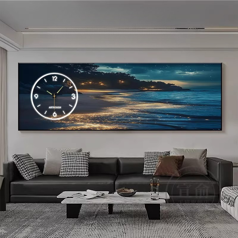 Smartlife Wall Clock, Large Lu - Luxury Lifestyle Aesthetics ulasan dan harga