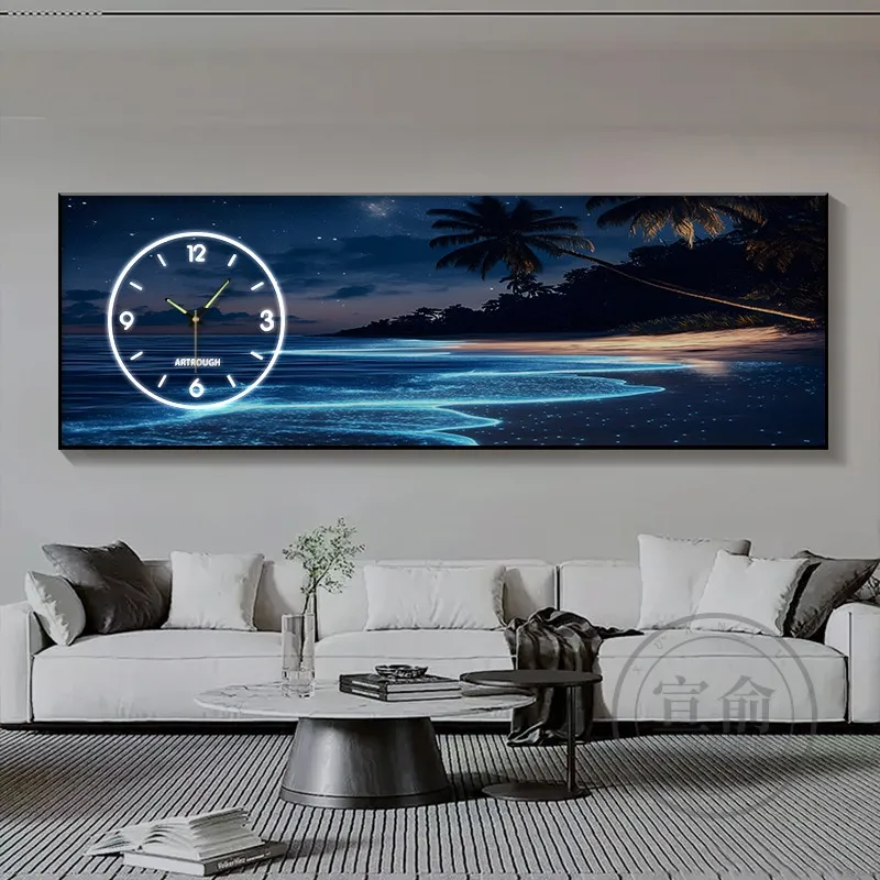 Smartlife Wall Clock, Large Lu - Luxury Lifestyle Aesthetics ulasan dan harga