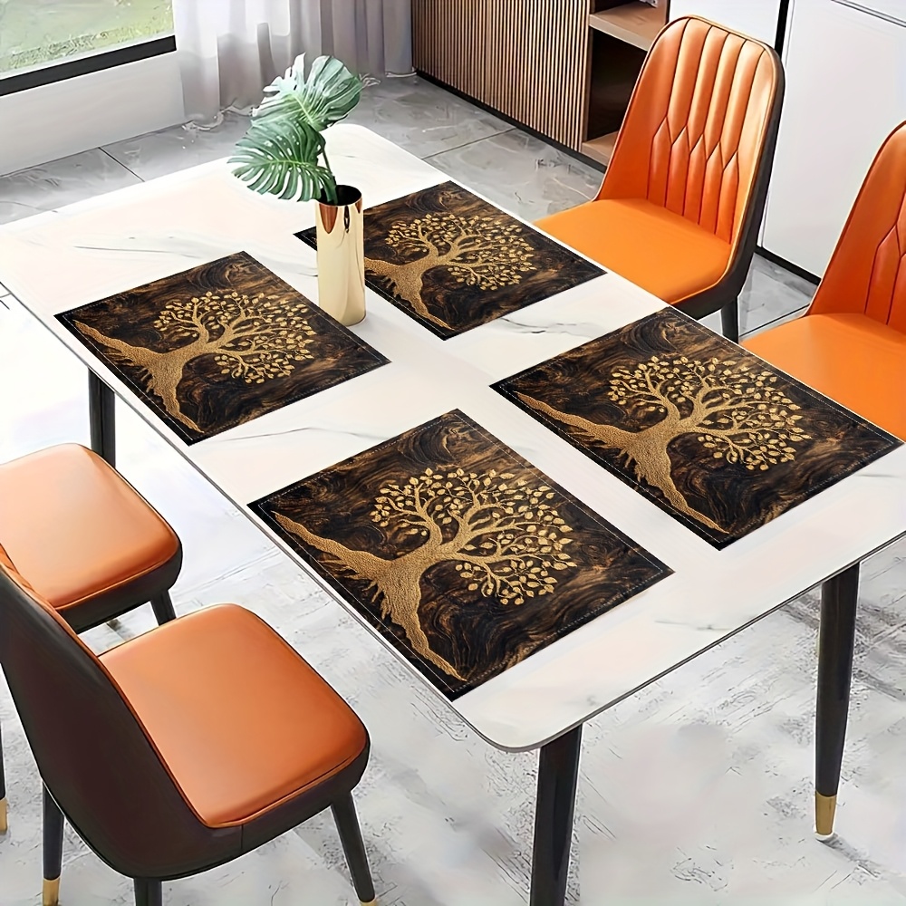 Vintage Dark Wood Grain Golden - Luxury Lifestyle Store ulasan dan harga