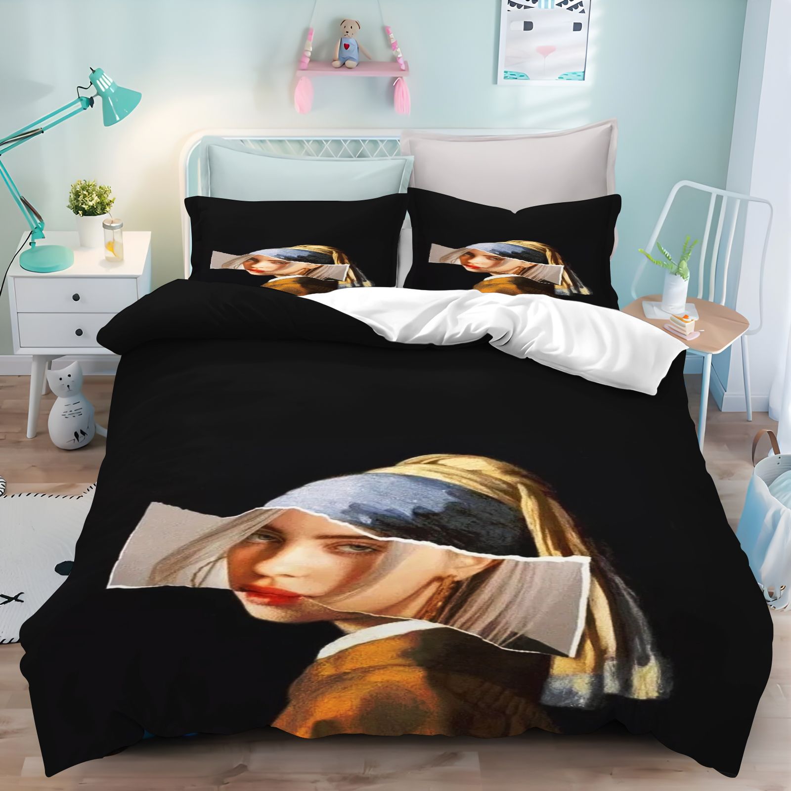 Billie Eilish Bedding Set 3D P - Linen Duvet Cover ulasan dan harga