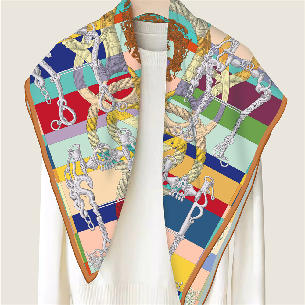 Brand Silk Scarves Horse Rope  - Luxury Lifestyle Store ulasan dan harga